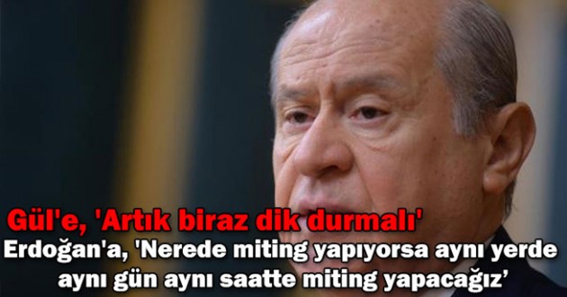 Bahçeli: 